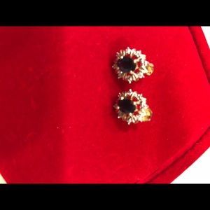 Sapphire and Diamond earrings